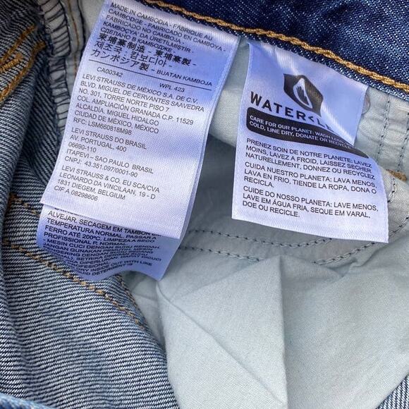 Levi’s High Waisted Relaxed Straight Ripped Jeans Women’s 26 Medium Wash NWT - Picture 10 of 10